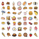 Food Stickers Pack | Famous Bundle Stickers | Waterproof Bundle Stickers