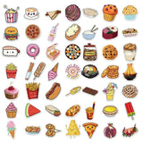 Food Stickers Pack | Famous Bundle Stickers | Waterproof Bundle Stickers