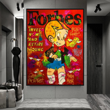 Forbes Richie Investissez tout : Art mural sur toile Alec Monopoly