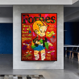 Forbes Richie Investissez tout : Art mural sur toile Alec Monopoly