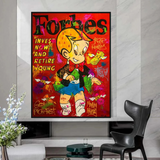 Forbes Richie Invest it all: Alec Monopoly Canvas Wall Art