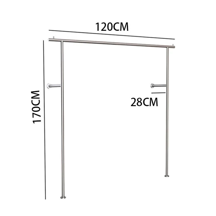 Supports à tissus autoportants à suspendre au mur