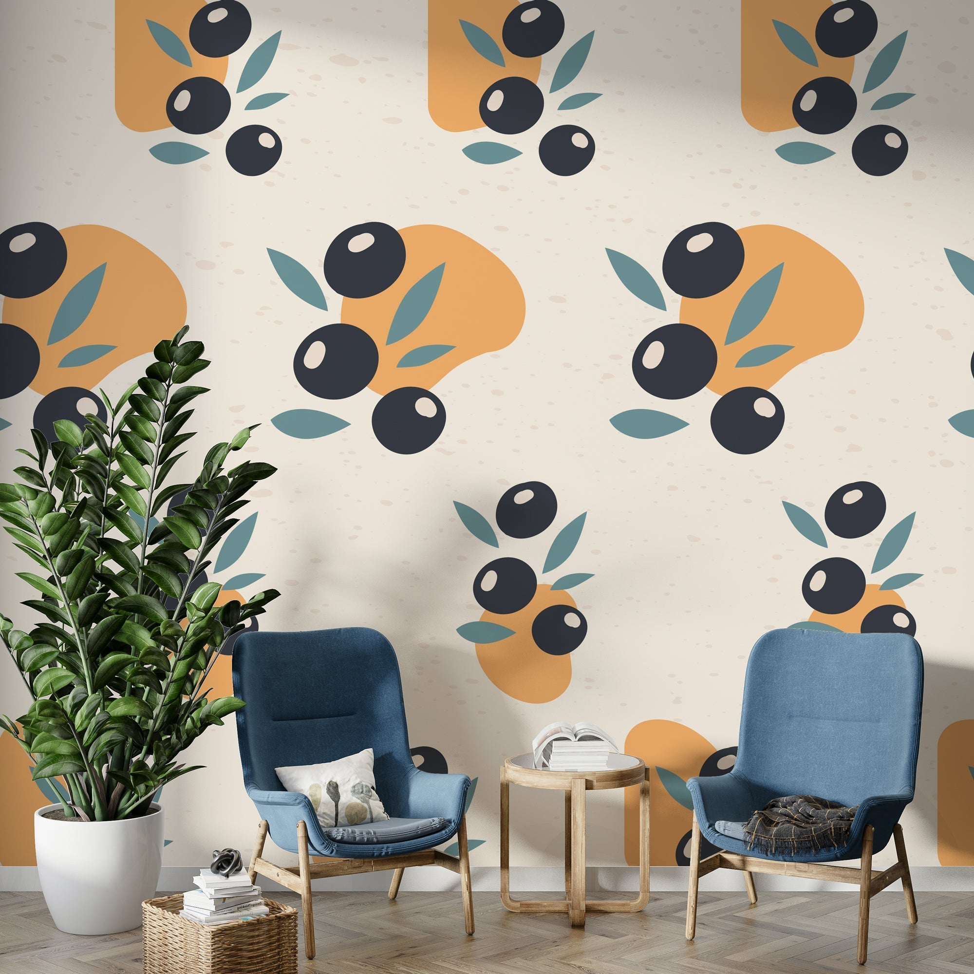 Fruits Wallpaper Mural - Vibrant and Captivating