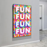 Fun Colourful Canvas Wall Art