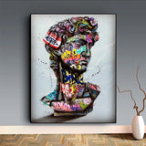 Gaffiti Art Of David Canvas Wall Art