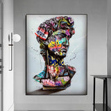 Gaffiti Art Of David Art mural sur toile