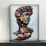 Gaffiti Art Of David Art mural sur toile