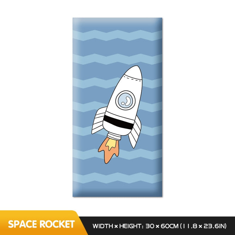 3D Space Astronaut Anti-collision Self Adhesive Waterproof Wall Stickers