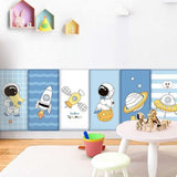 3D Space Astronaut Anti-collision Self Adhesive Waterproof Wall Stickers