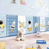 3D Space Astronaut Anti-collision Self Adhesive Waterproof Wall Stickers