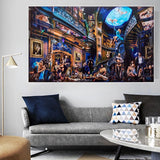 Gentlemans Club Canvas Wall Art