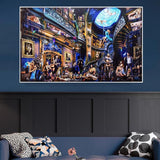 Gentlemans Club Canvas Wall Art