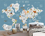 GeoExplorers: Interactive Sea Theme World Map Wallpaper for Kids