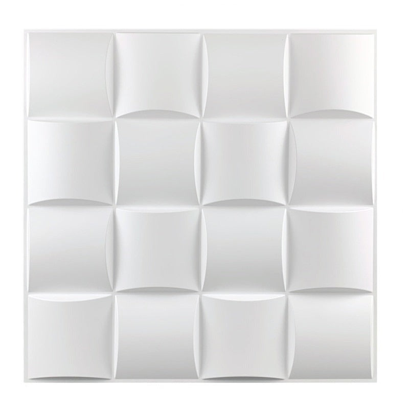 Square Geometric 3D Wall Panel for House Wall Renovation