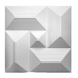 Square Geometric 3D Wall Panel for House Wall Renovation