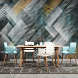 Geometric Lines Wallpaper for Home Wall Decor