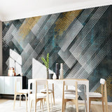 Geometric Lines Wallpaper for Home Wall Decor