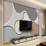 Geometric Shapes Wallpaper for Home Wall Decor