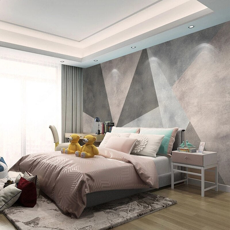 Geometric Shapes Wallpaper Mural: Transform Your Space