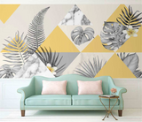 Geometric Yellows Wallpaper Murals