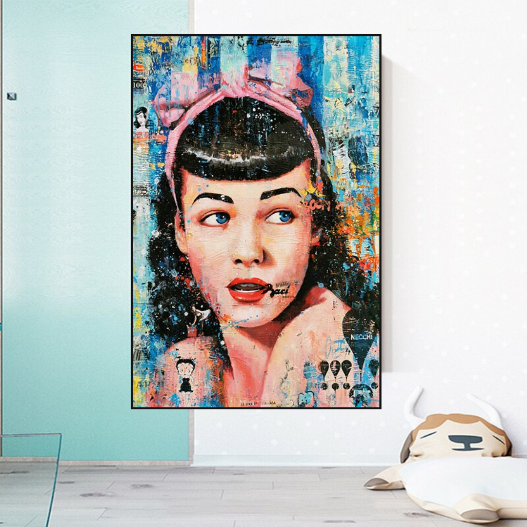 Girl Fashion Wall Art Canvas