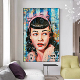 Girl Fashion Wall Art Canvas