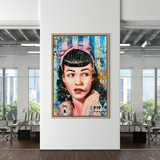 Girl Fashion Wall Art Canvas