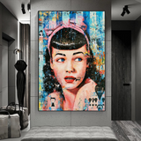 Girl Fashion Wall Art Canvas