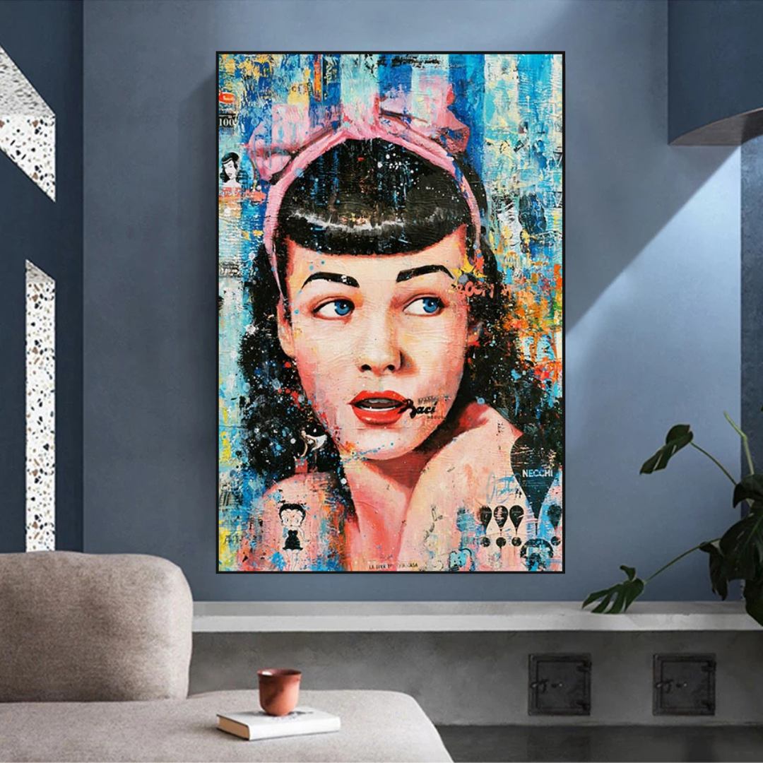 Girl Fashion Wall Art Canvas