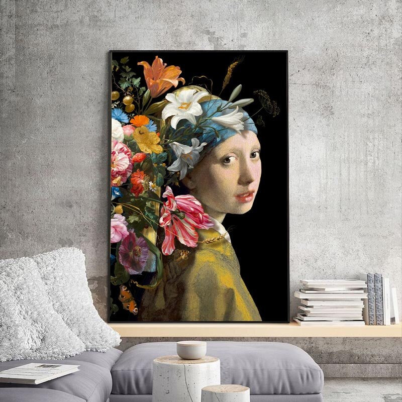 Girl With The Pearl Canvas Wall Art