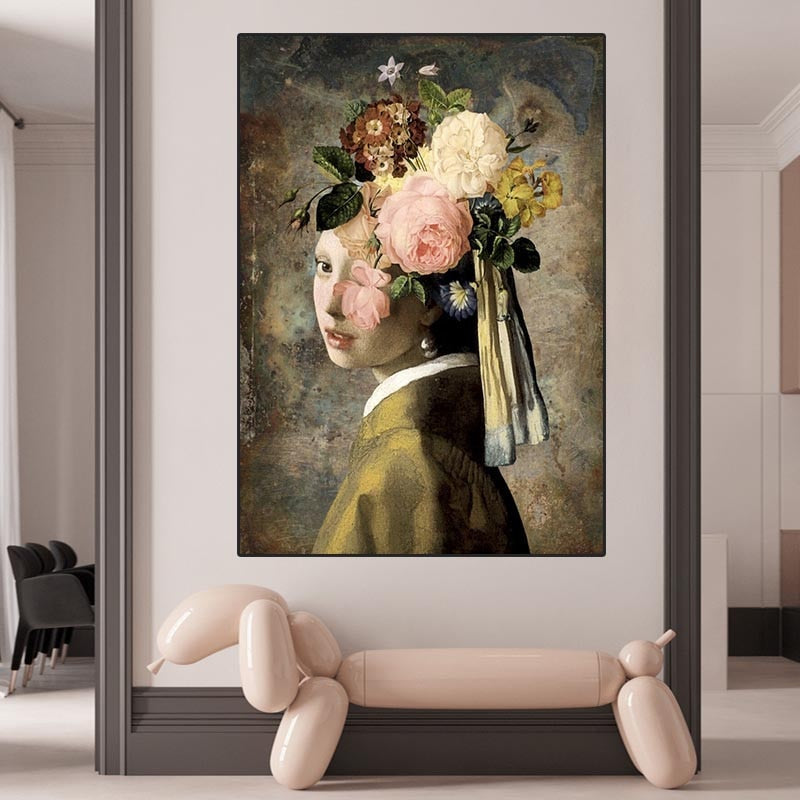 Girl With The Pearl Canvas Wall Art