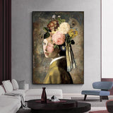 Girl With The Pearl Canvas Wall Art