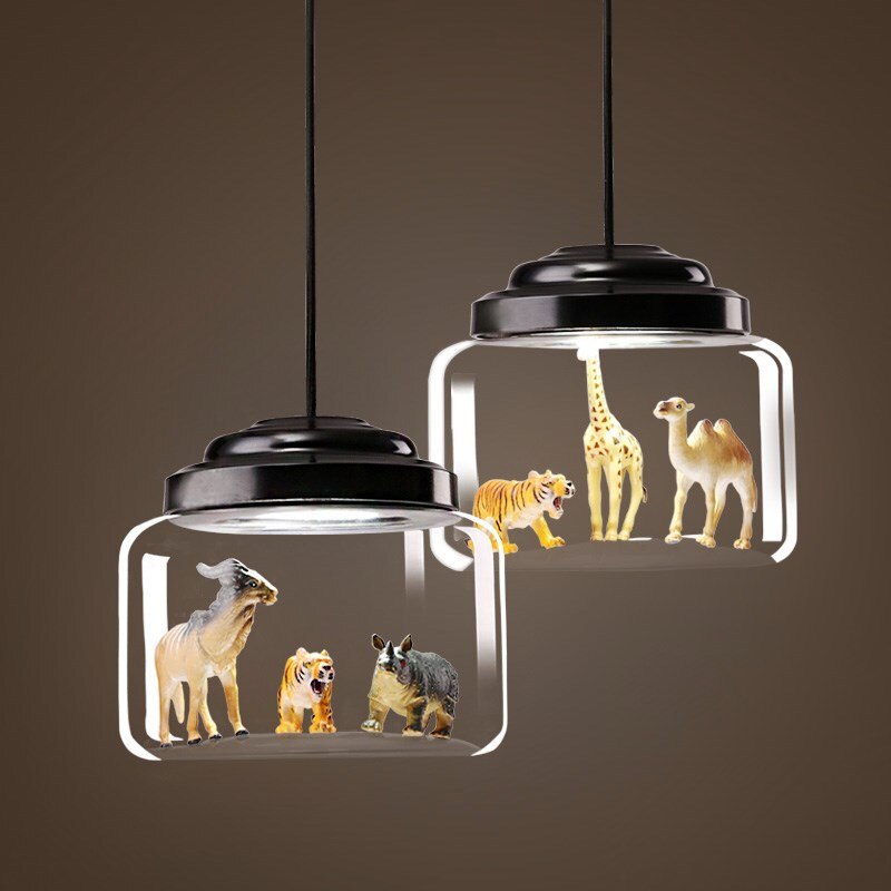 Glass Lamp Cafe Kindergarten Study Kids Room Lights