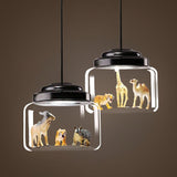 Lampe en verre Cafe Kindergarten Study Kids Room Lights