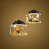 Lampe en verre Cafe Kindergarten Study Kids Room Lights