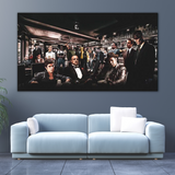 Godfather Scarface Character Canvas Wall Art