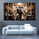 Godfather Scarface Character Canvas Wall Art