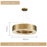 Gold Crystal Chandelier - Elegant Lighting Solution