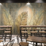 Golden Leaf Wallpaper: The Ultimate Home Décor Mural