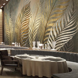 Golden Leaf Wallpaper: The Ultimate Home Décor Mural