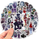 Gothic Anime Princess Witch Stickers Pack | Famous Bundle Stickers | Waterproof Bundle Stickers