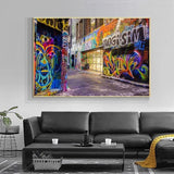 Graffiti Area Canvas Wall Art: Vibrant Street-Inspired Décor