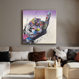 Graffiti Art Modern Fist Inspirational Canvas Wall Art