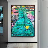 Graffiti Art Sculpture Statue Of Liberty Canvas Wall Art