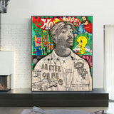 Graffiti Pop Art Singer Hip Hop Canvas Wall Art