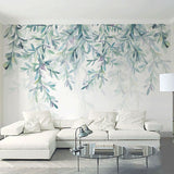 Green Leaves Wallpaper for Home Wall Decor