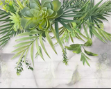 Greenery Wallpaper Mural: Effortless Nature-Inspired Beauty