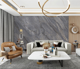 Grey Fog Stone Design - Marble Wallpaper Murals