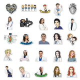 TV Show Greys Anatomy Stickers Pack | Famous Bundle Stickers | Waterproof Bundle Stickers