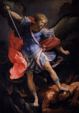 Guido Reni: The Archangel Michael Defeating Satan Canvas Wall Art